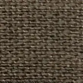 Brown woven fabric texture with horizontal banding, displaying beige and gray thread variations within a coarse, irregular fiber composition.